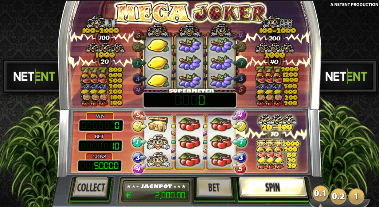 Overview of the gameplay on mega joker online slots in the best casino